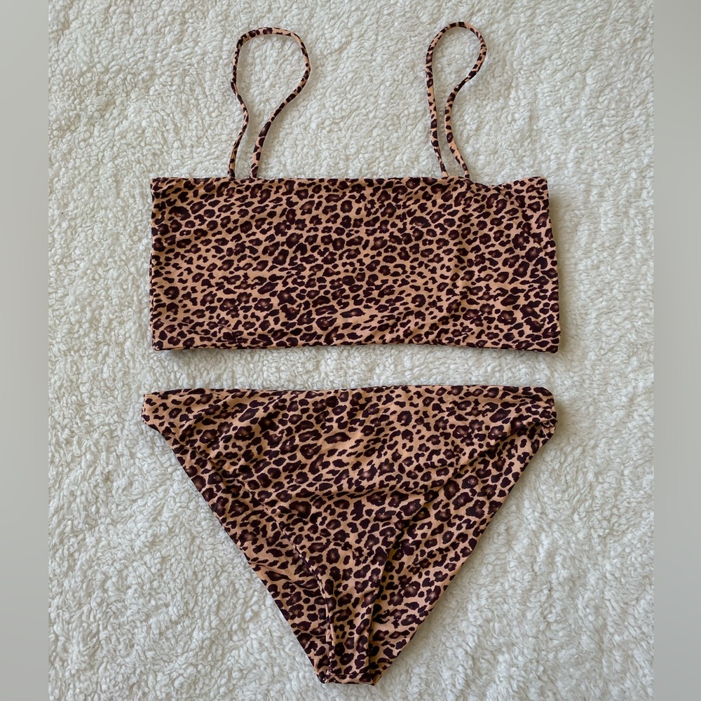 Mai Swimwear Swimsuit Bikini Cheetah Bathing Suit